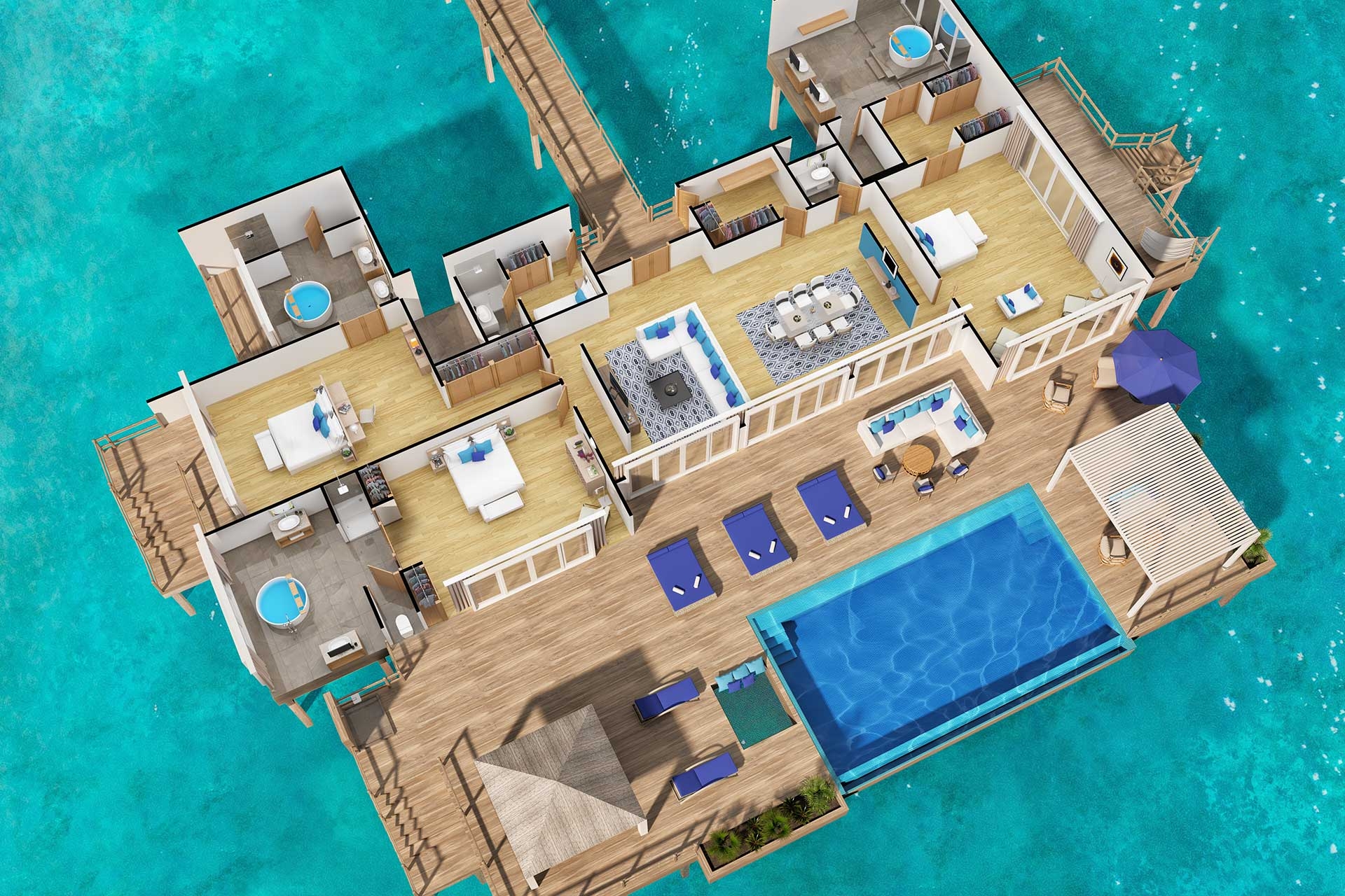 Große Baglioni-Maldives-Villa - Bild 2