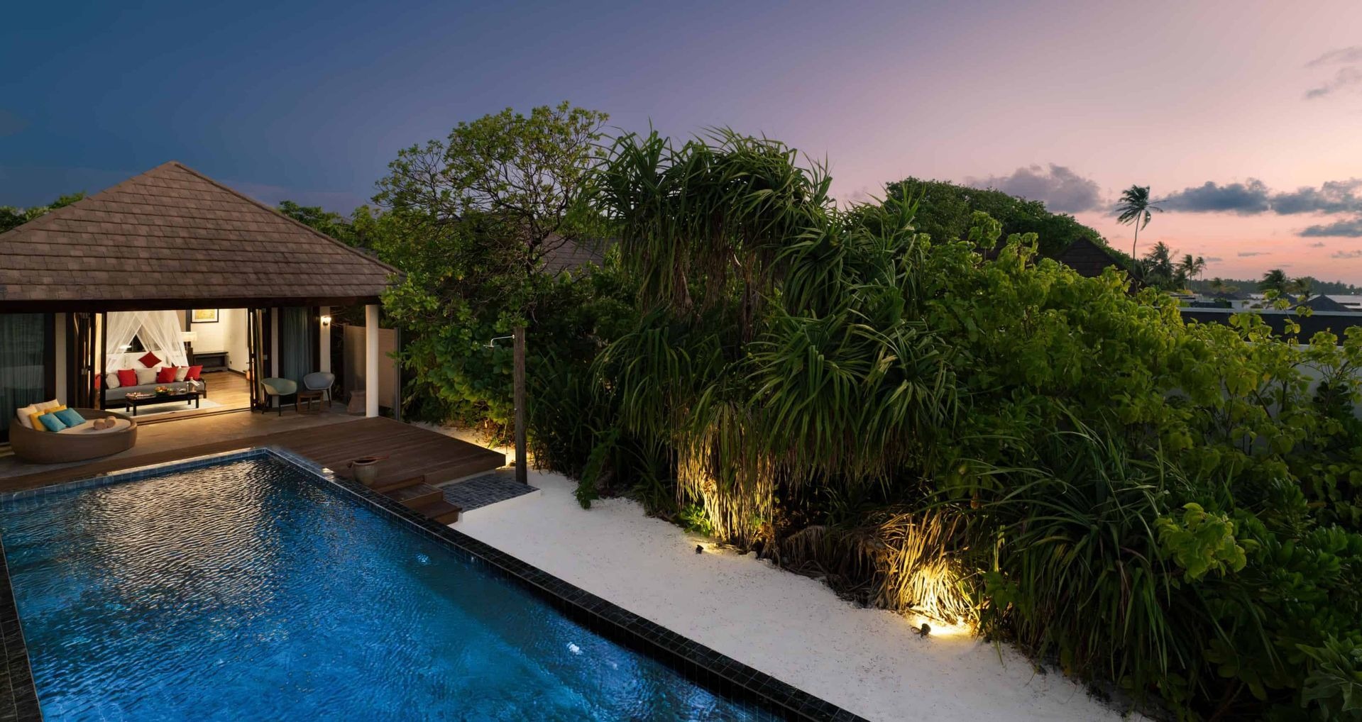 Kanifushi-Strandvilla mit Pool - Bild 1