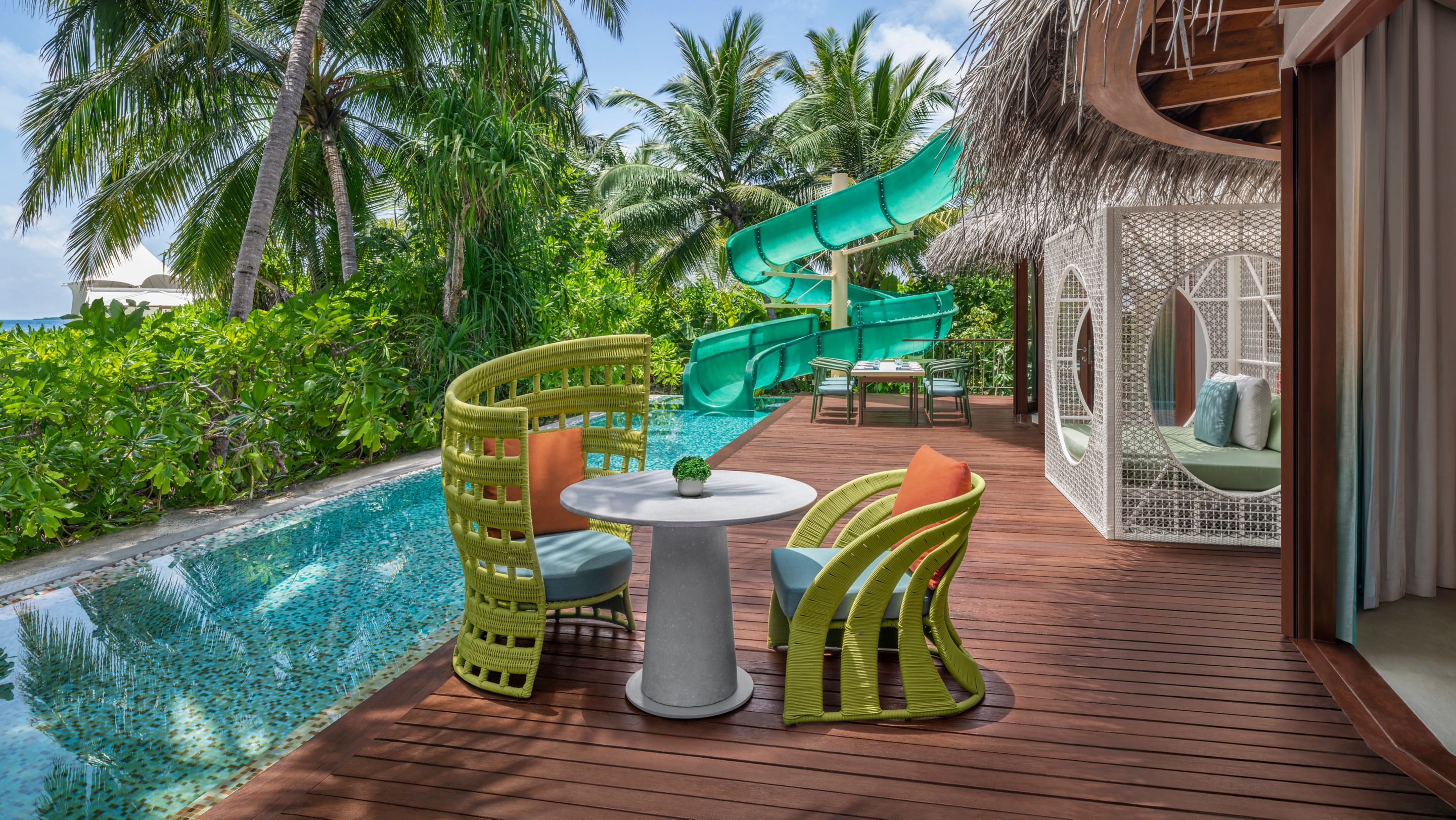 Oasis-Strandvilla mit Rutsche - Bild 3