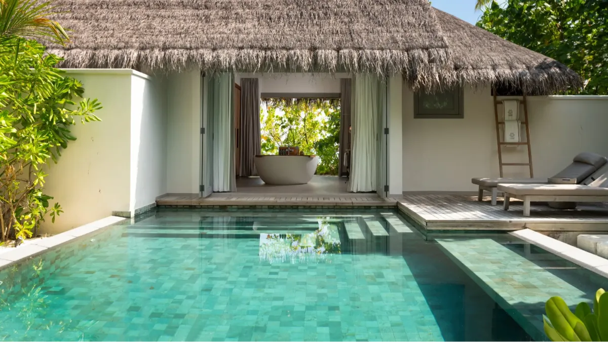 Strandresidenz mit einem Schlafzimmer und Pool - Bild 2