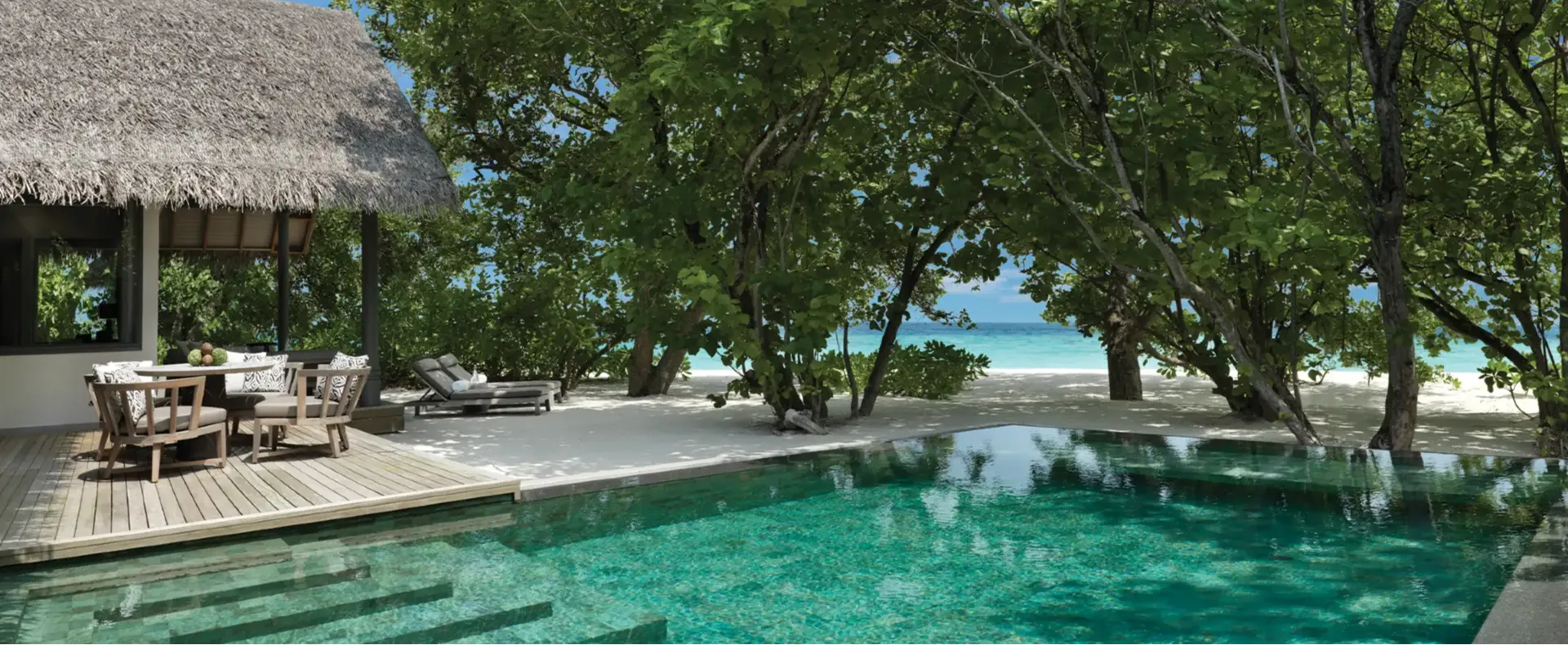 Deluxe-Strandresidenz mit einem Schlafzimmer und Pool - Bild 1