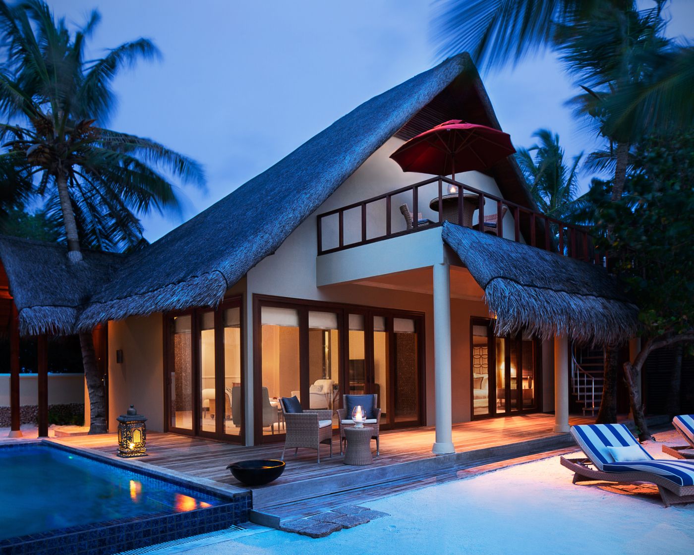Sunset-Strandsuite mit einem Schlafzimmer und Pool - Bild 1
