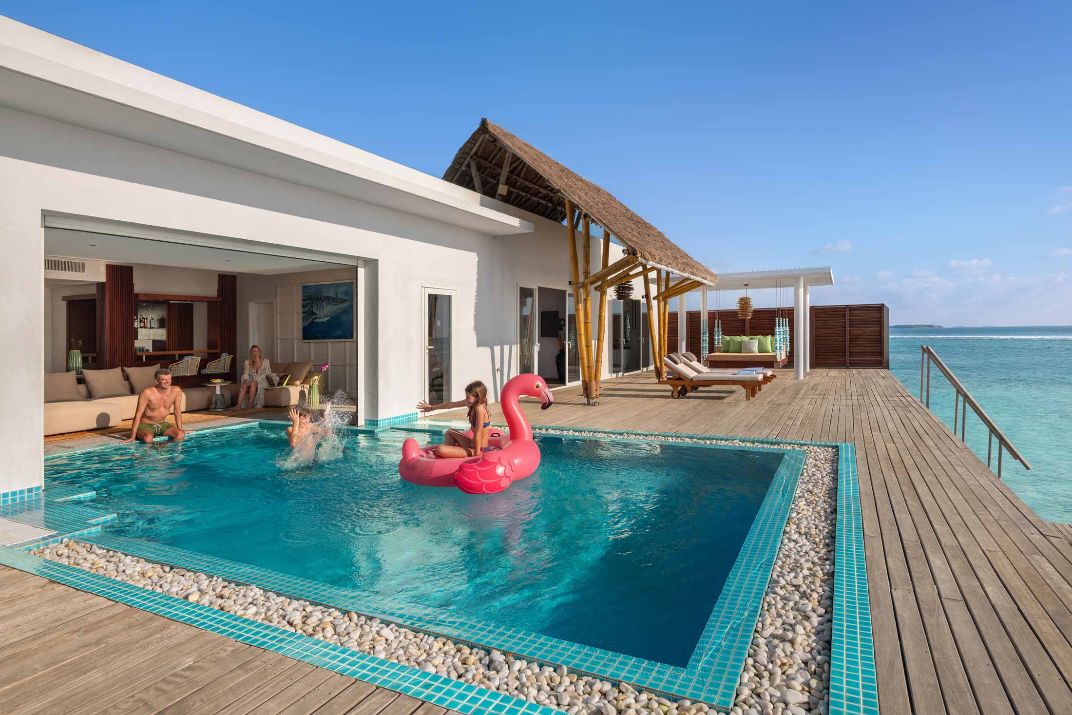 Präsidenten-Ozeanvilla mit Pool und zwei Schlafzimmern - Bild 1