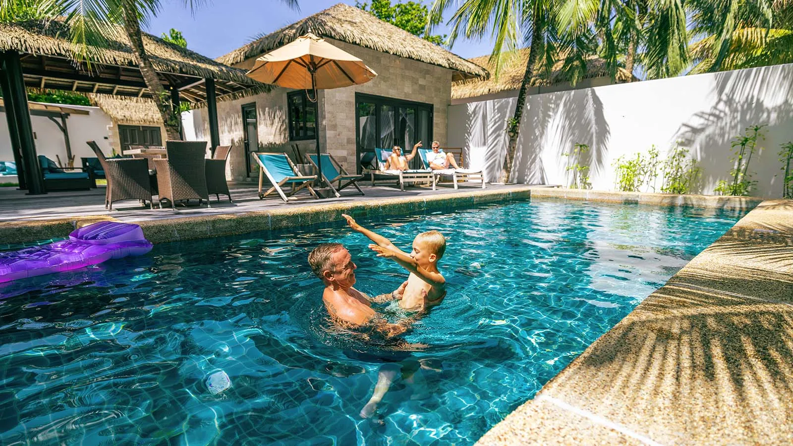 Familien-Suite mit privatem Pool - Bild 1