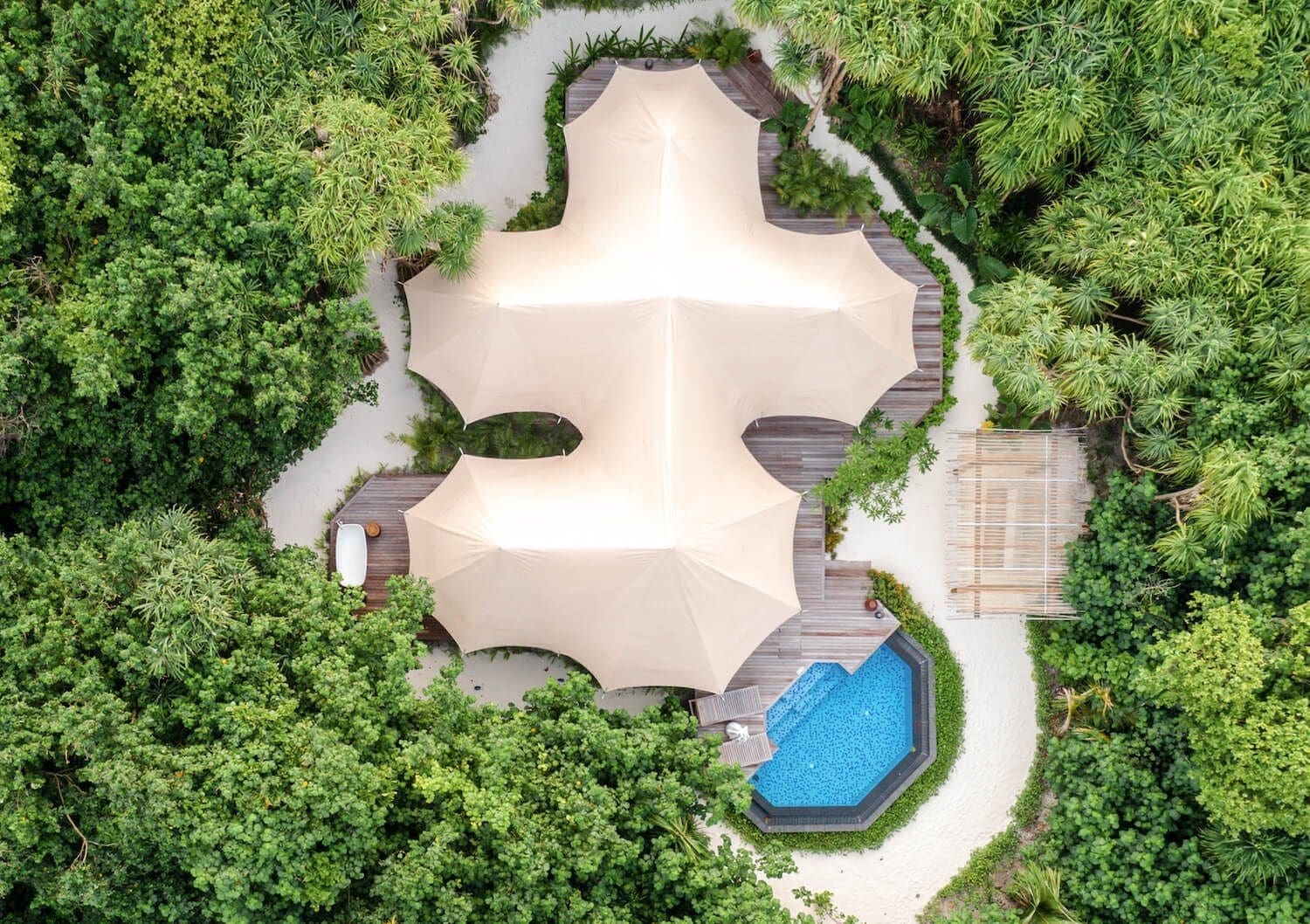 Safari-Zeltvilla im Dschungel mit Pool - Bild 3