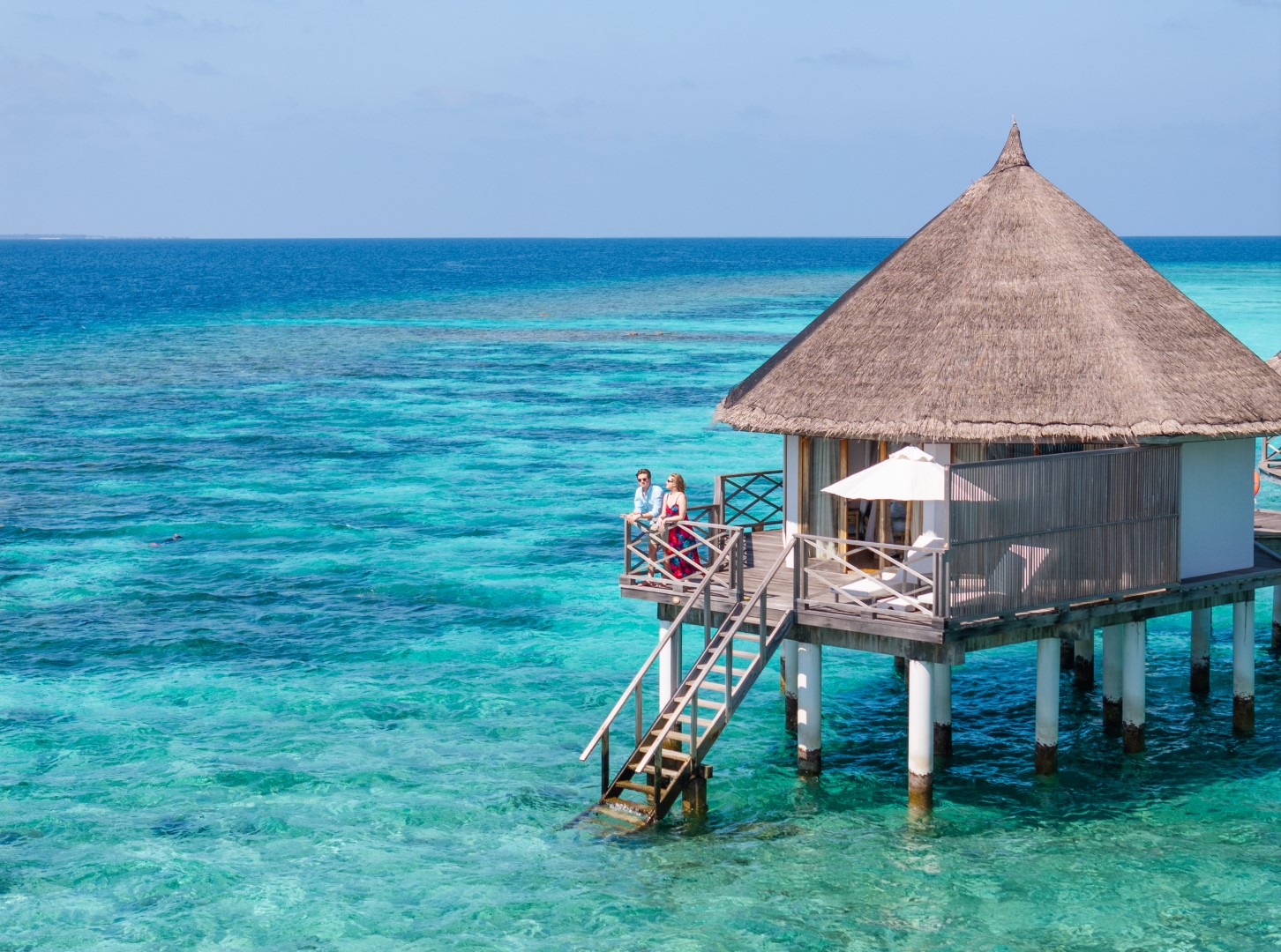 Superior Water Bungalows auf Angaga