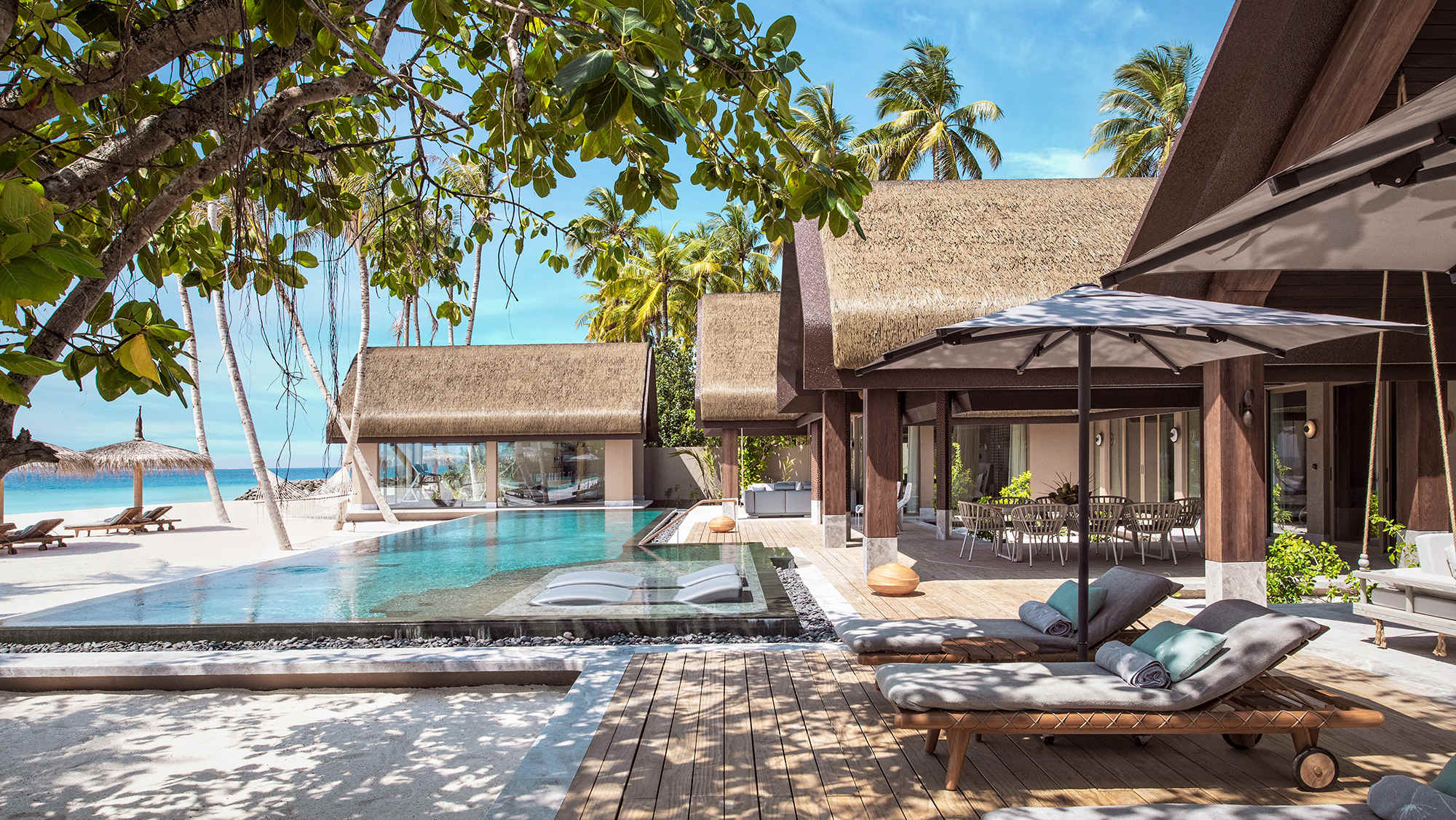 Wellbeing-Strandresidenz mit drei Schlafzimmern und Pool - Bild 1