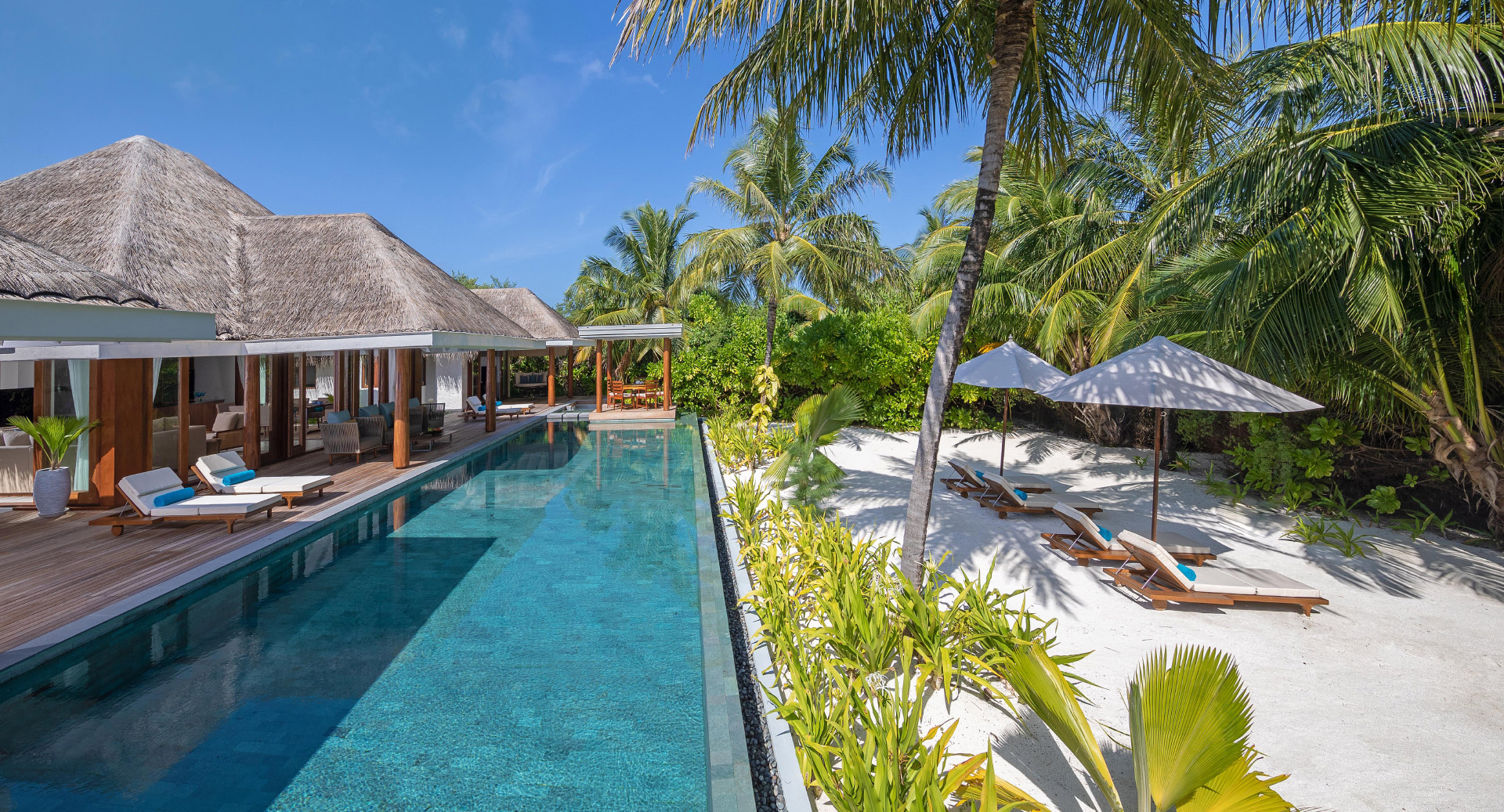 Strandresidenz mit Pool und zwei Schlafzimmern - Bild 1