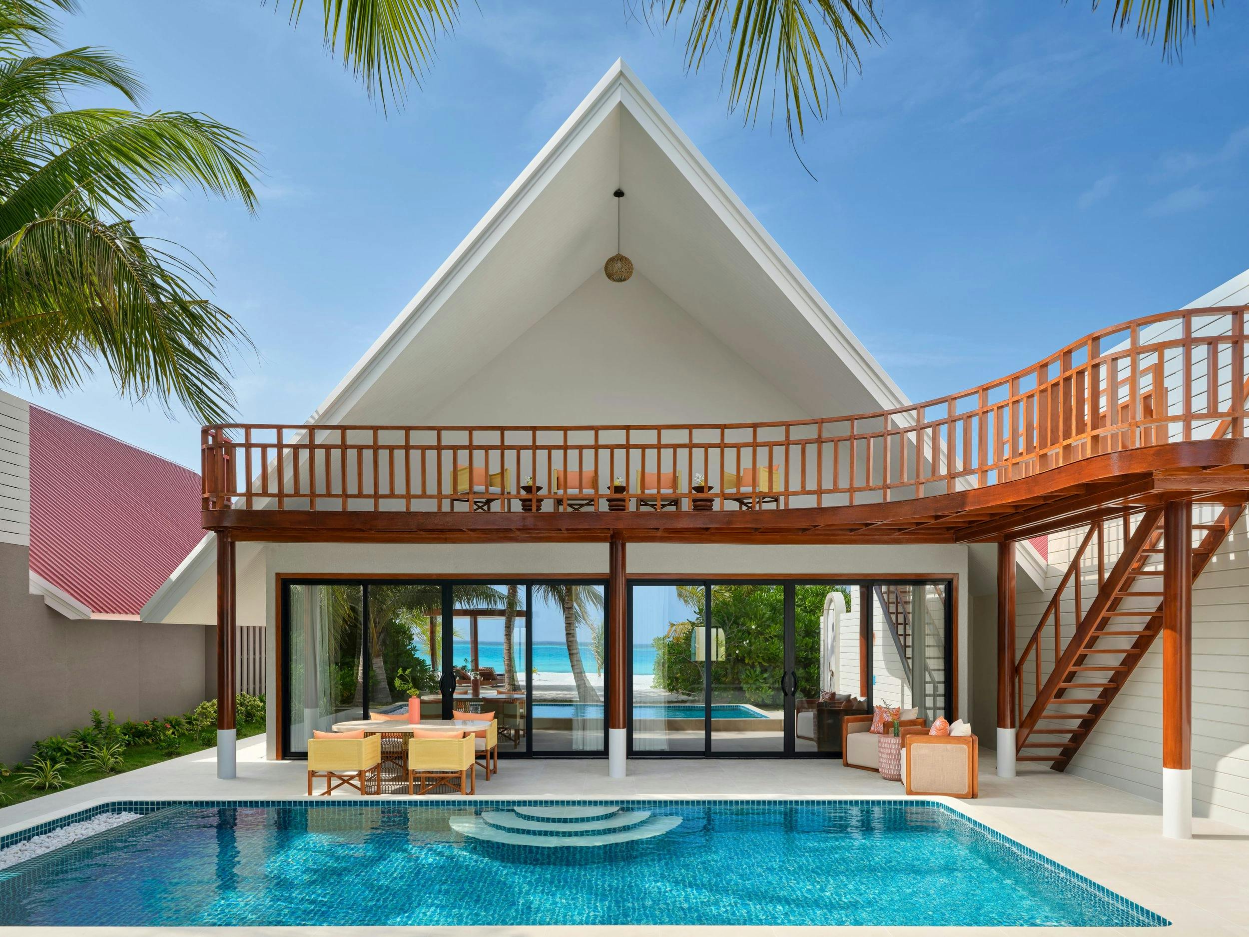 Strand-Pool-Residenz mit zwei Schlafzimmern - Bild 1