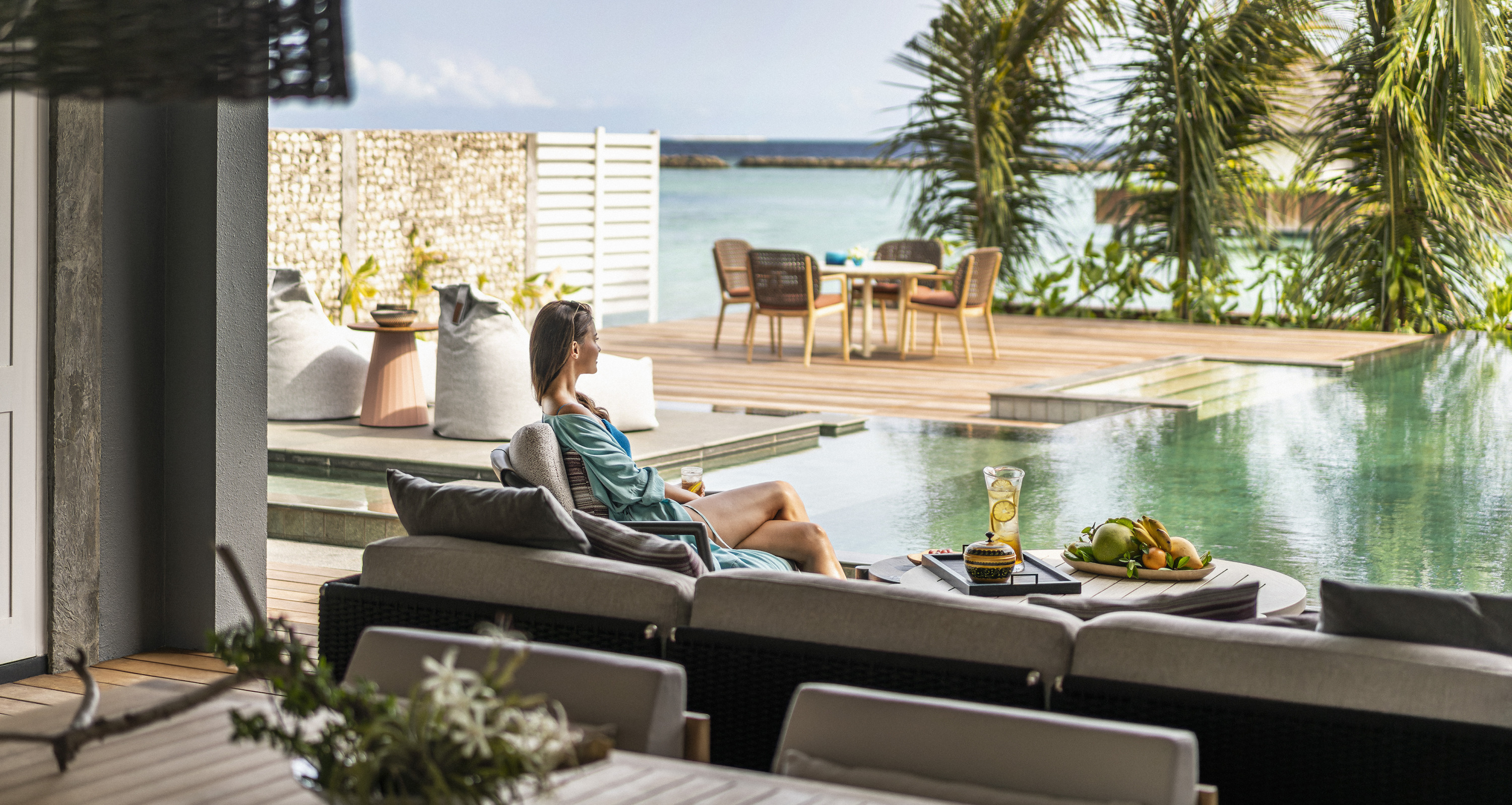 Bungalow direkt am Ozean mit zwei Schlafzimmern und eingeschränktem Meerblick - Bild 2