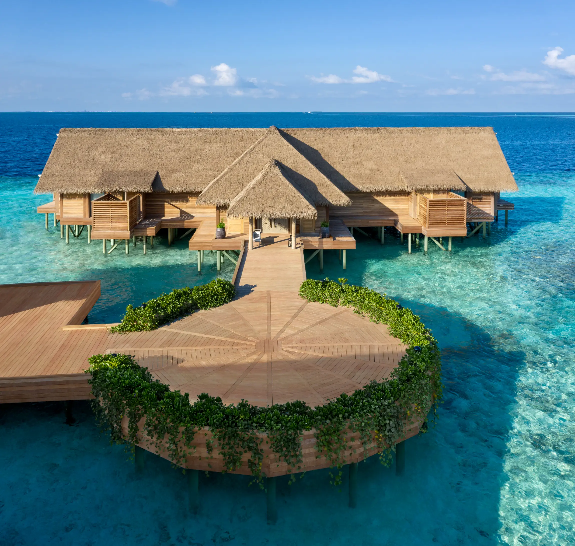 Overwater-Villa mit zwei Schlafzimmern und Pool - Bild 1