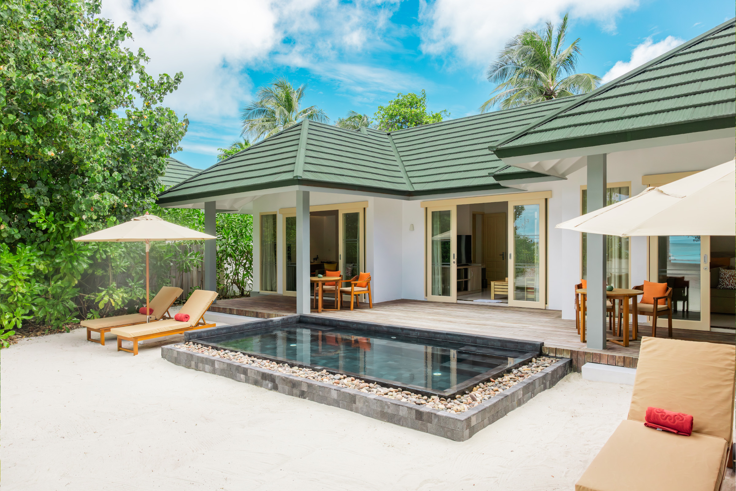 Strandvilla mit zwei Schlafzimmern und Pool - Bild 3