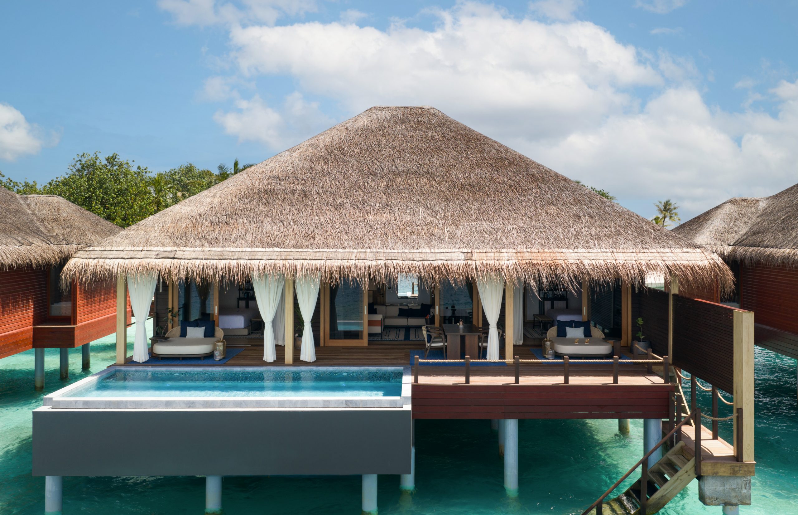 Wasservilla mit zwei Schlafzimmern und privatem Pool - Bild 1