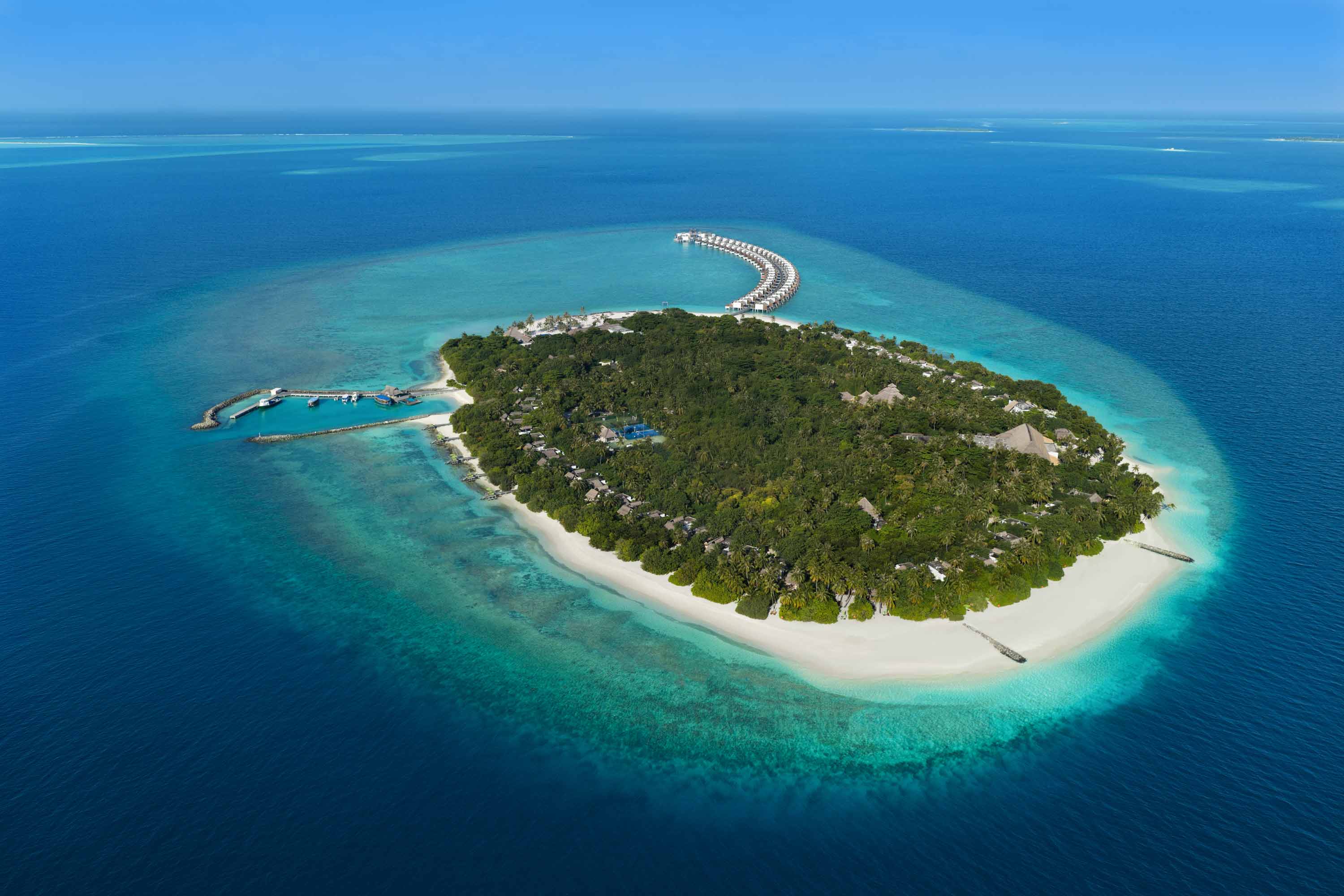 Küste und Lagune von Fasmendhoo Island