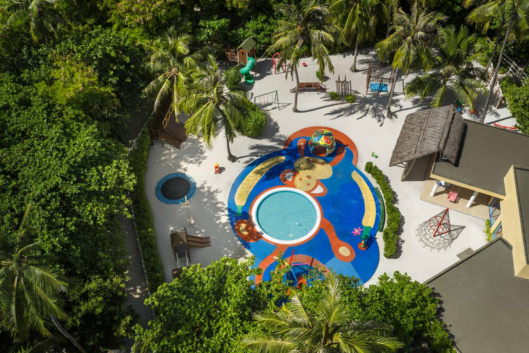 Outdoor-Bereich des Dolphin Kids Club