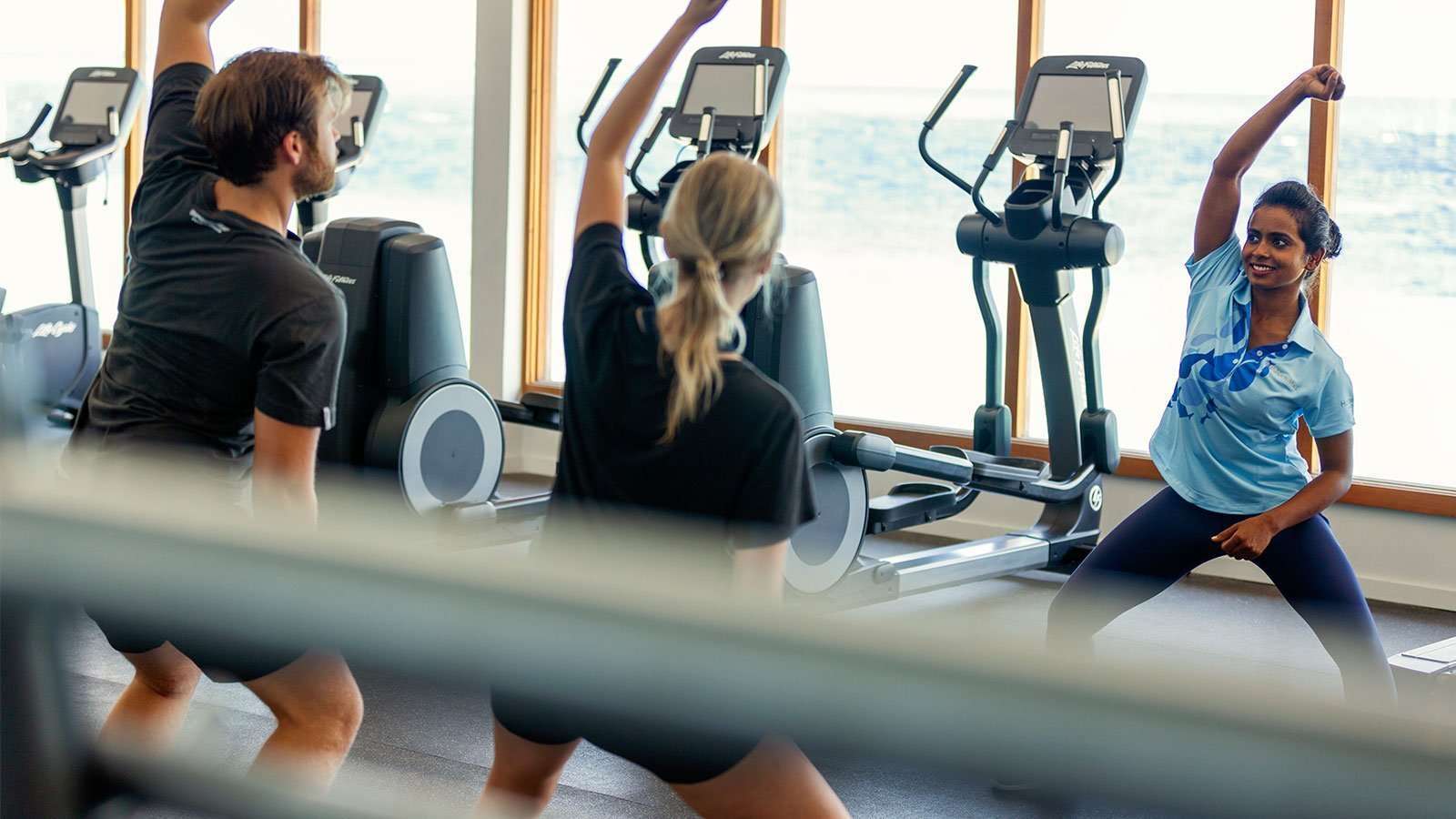 Fitness mit Inselblick