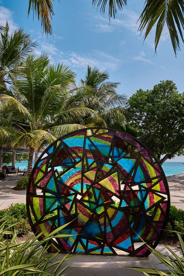 Kaleidoscope Installation auf Finolhu Maldives