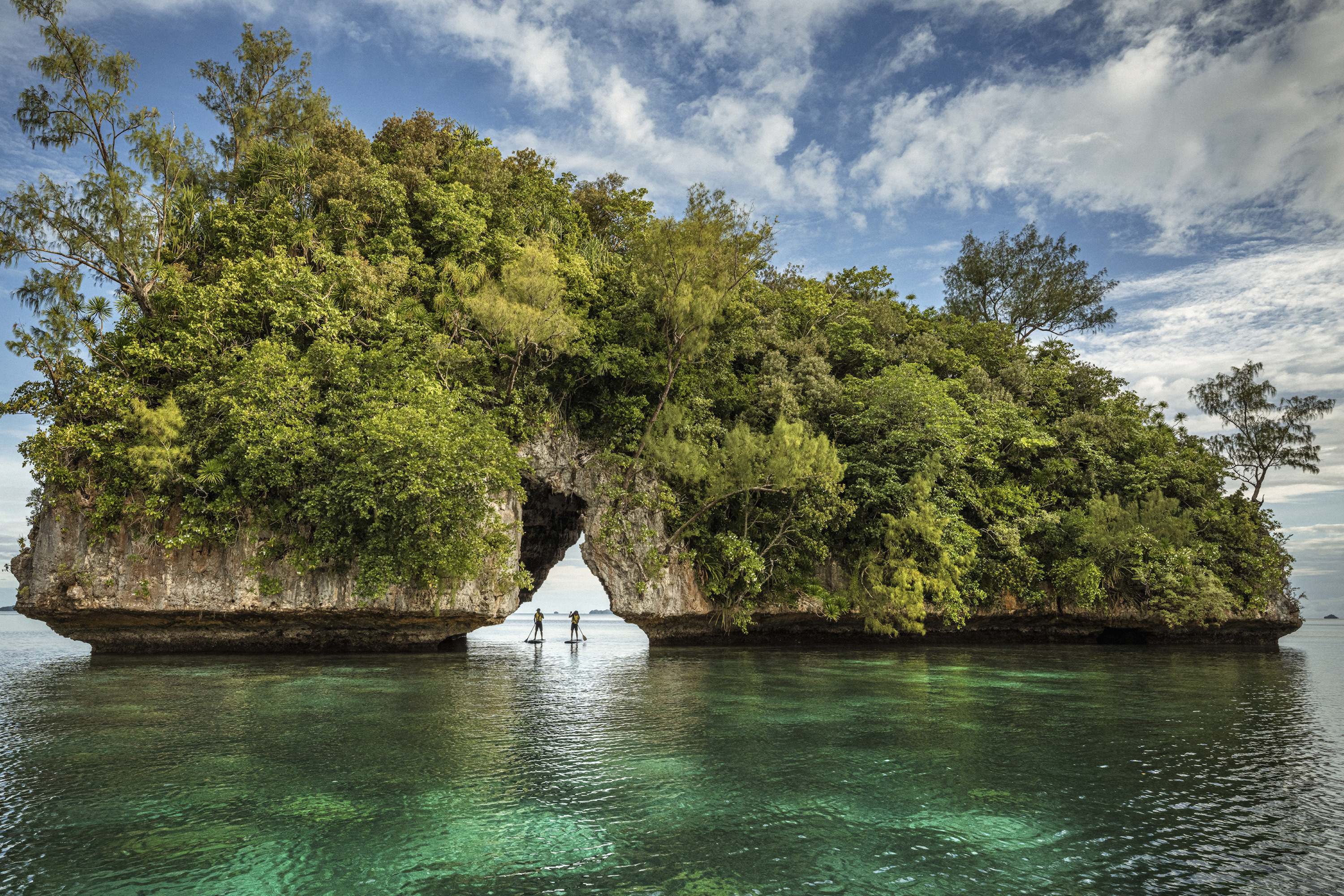 Lagune zwischen den Rock Islands in Palau