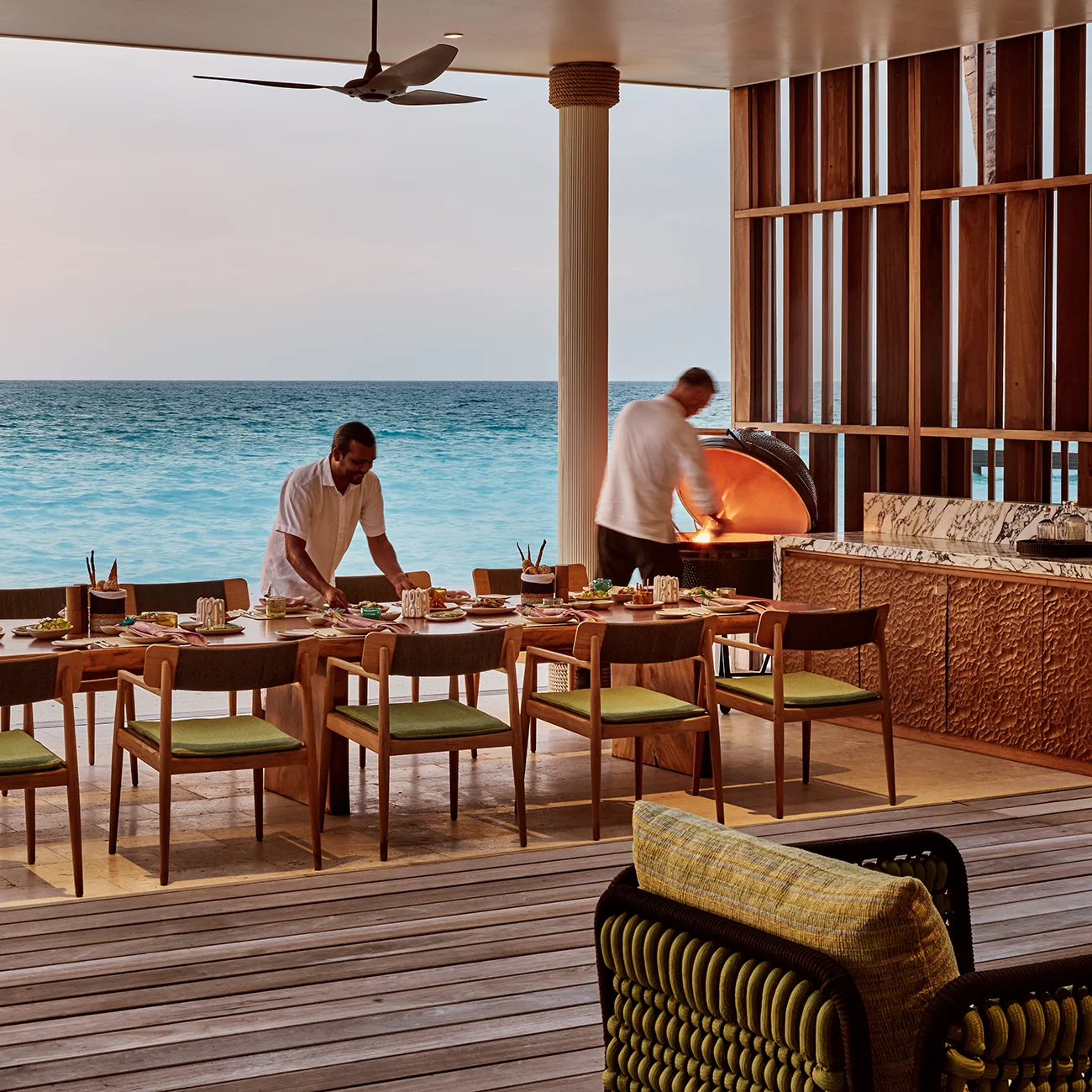 Private Dining am Meer