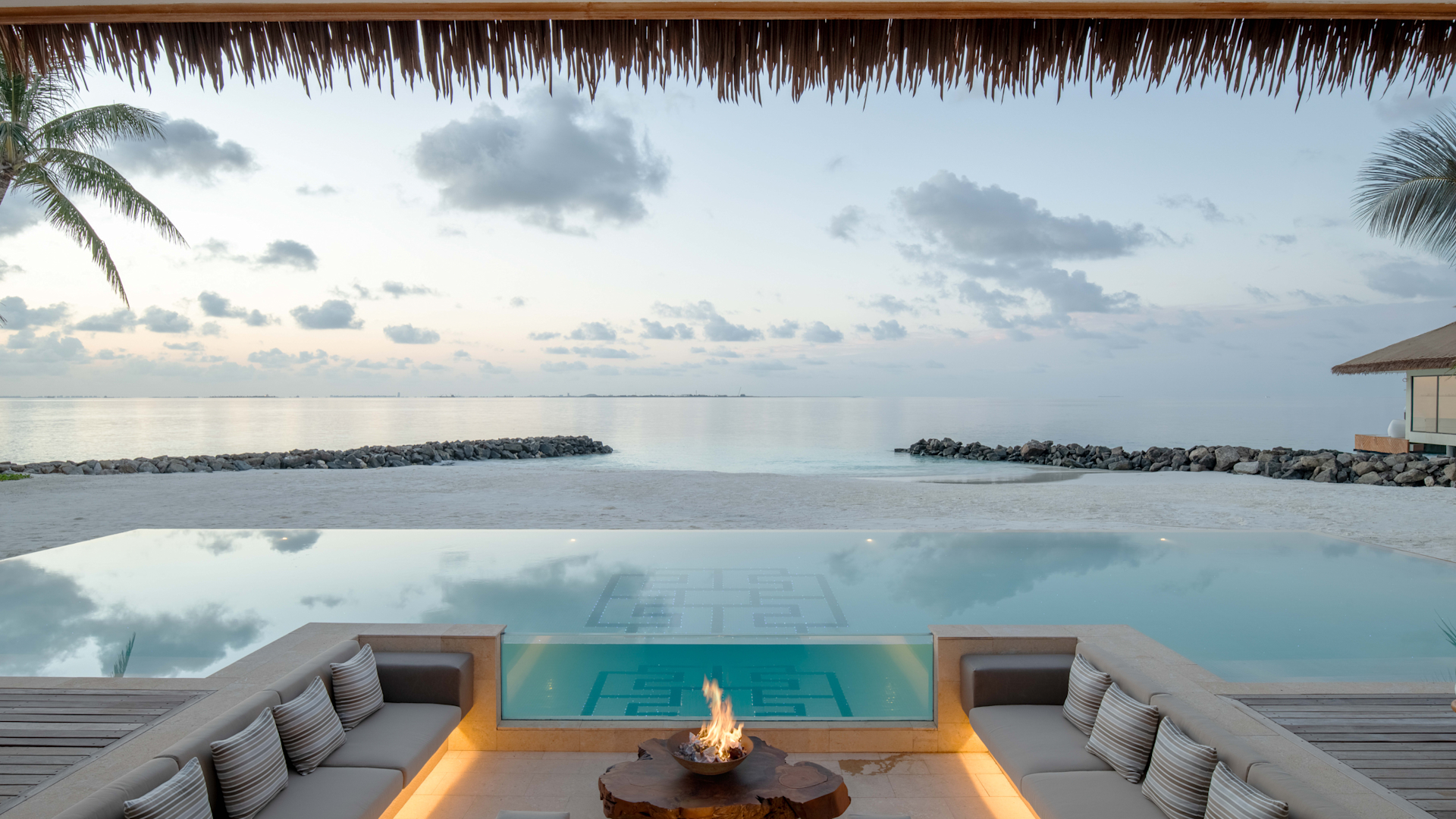 Poolterrasse von The Residence