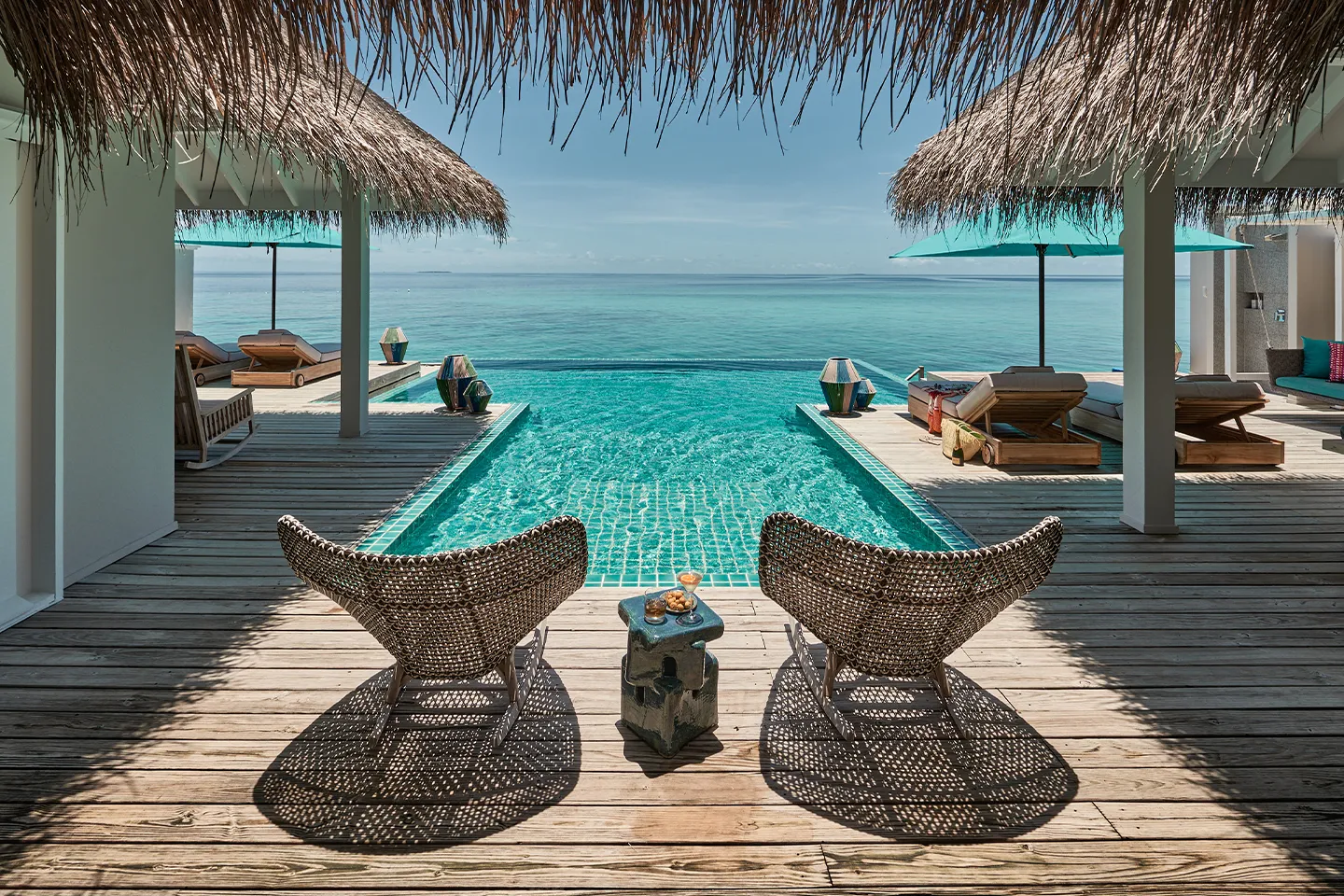 Rockstar Villa mit Pool auf Finolhu Maldives