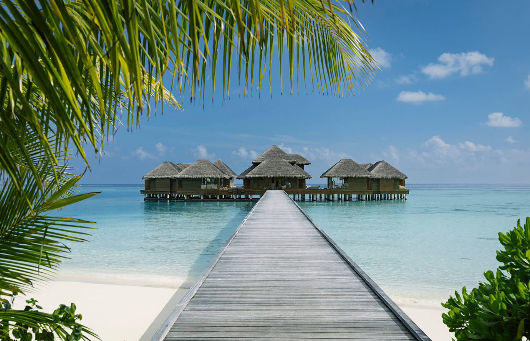 Overwater Spa am Indischen Ozean