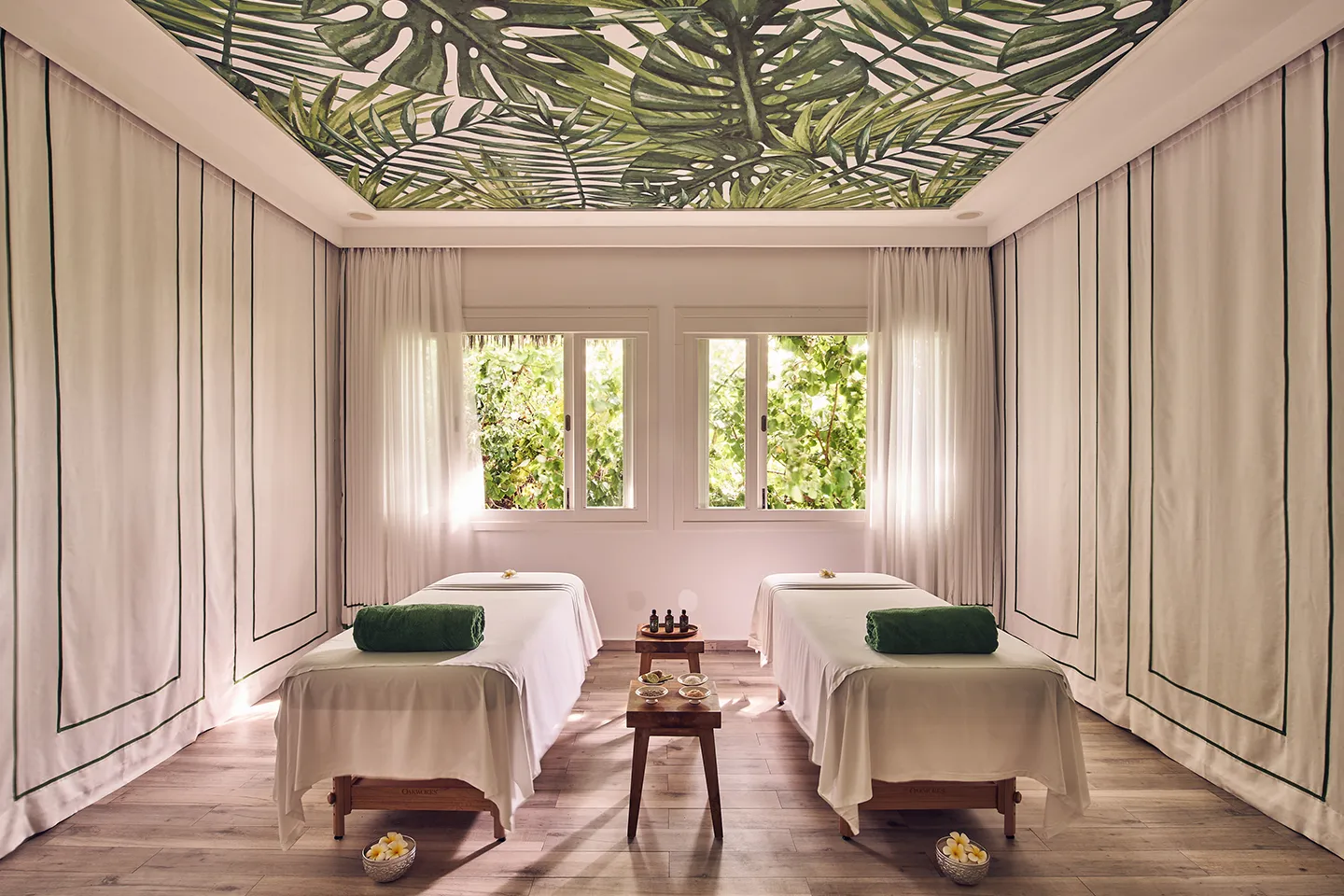 Behandlungsraum im Spa auf Finolhu Maldives