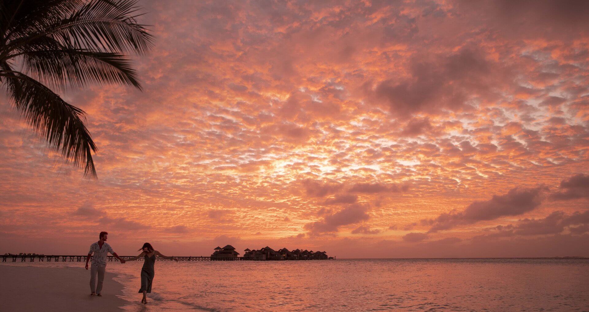 Sonnenuntergang am Strand